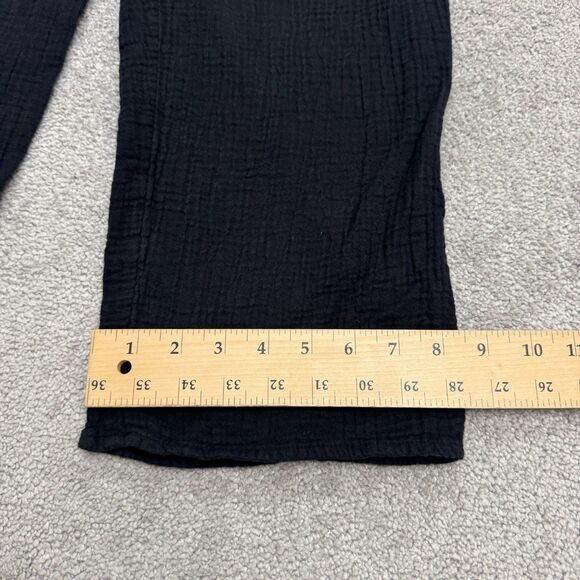 Wilfred Free Aritzia Organic Cotton Wide Leg Palazzo Pants Womens Small Black - Picture 14 of 15